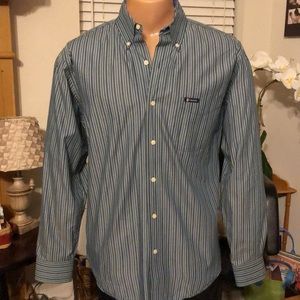Chaps Ralph Lauren Long Sleeve Striped Shirt